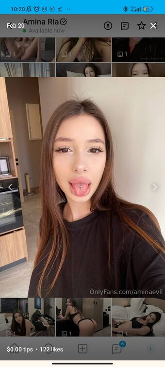 Aminaevil1 Naakte Lekken OnlyFans Foto 1