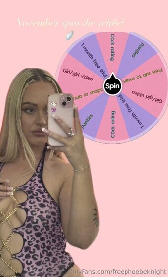 freephoebeknight Naakte Lekken OnlyFans Foto 12