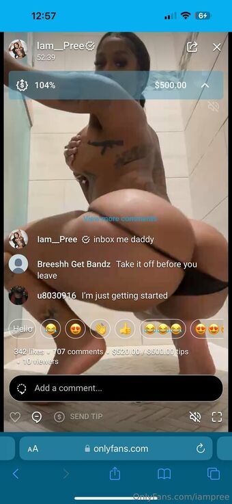 iampree Naakte Lekken OnlyFans Foto 4