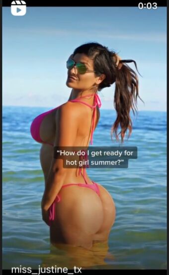 missjustinetx Naakte Lekken OnlyFans Foto 1